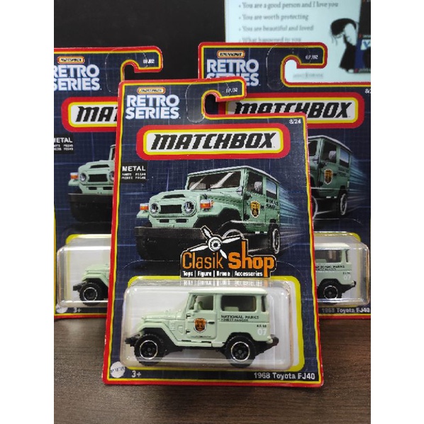 MATCHBOX 1968 TOYOTA FJ40 TLC RETRO new arrival 2022