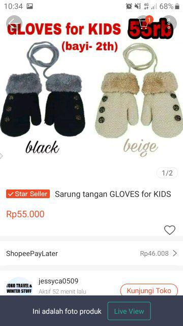Sarung Tangan Gloves For Kids