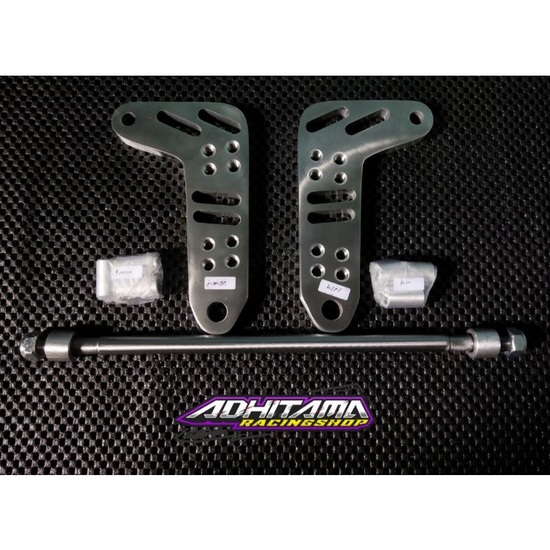 Breket bracket footstep UB R25 bahan [Dural tebal 1cm ] pnp MX OLD, NJMX, MX KING