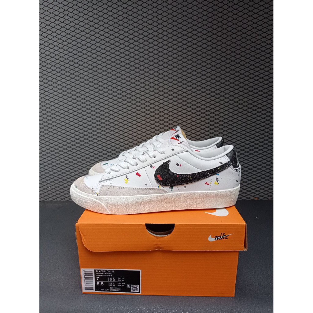 blazer low 77 paint splatter