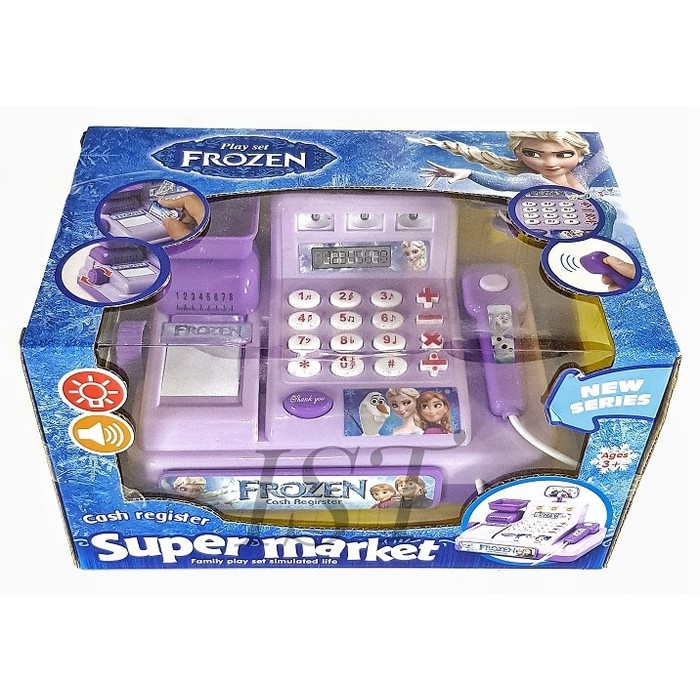 OMGENDUT CASH REGISTER FROZENN 5525 MESIN KASIRAN ANAK OMGENDUT CASH REGISTER FROZENN 5525 MESIN KASIRAN ANAK