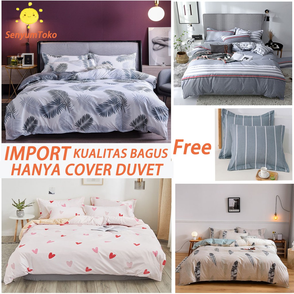 Sarung Selimut Cover  Duvet IMPORT Cover  Selimut Corak 