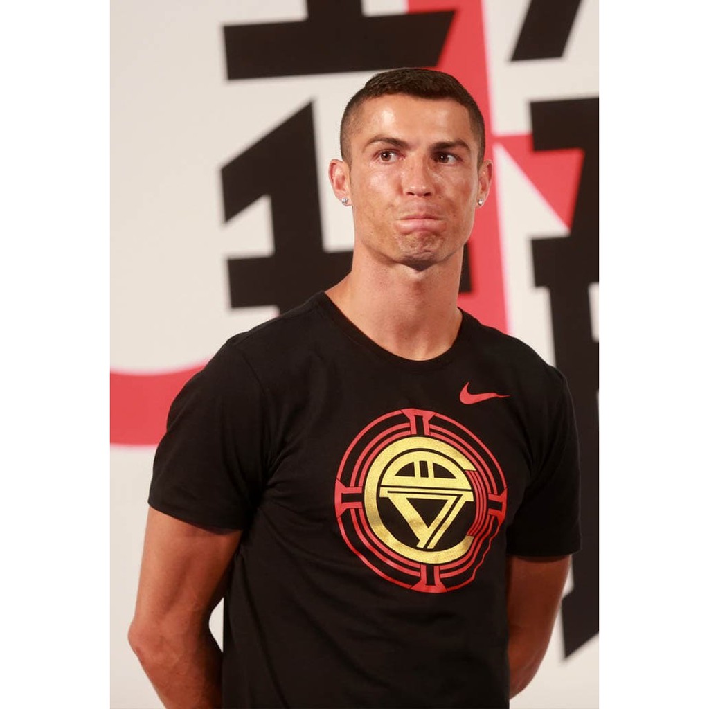 KAOS COMBED 30S NIKE Cristiano Ronaldo CR7 Tour China 2018 BAJU TSHIRT