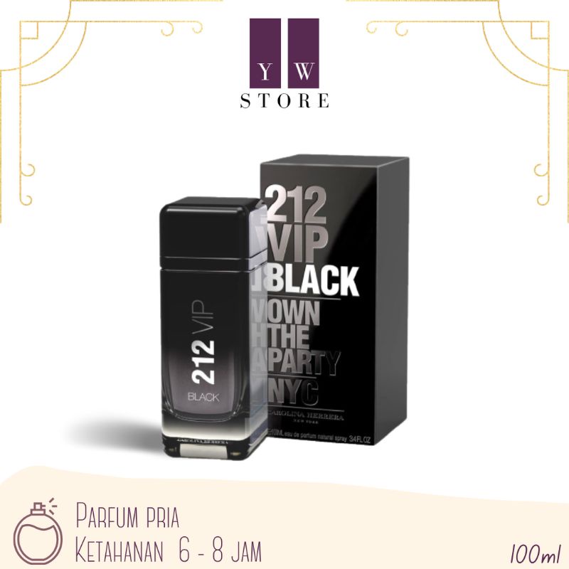 212 Vip Black Men Parfum Pria