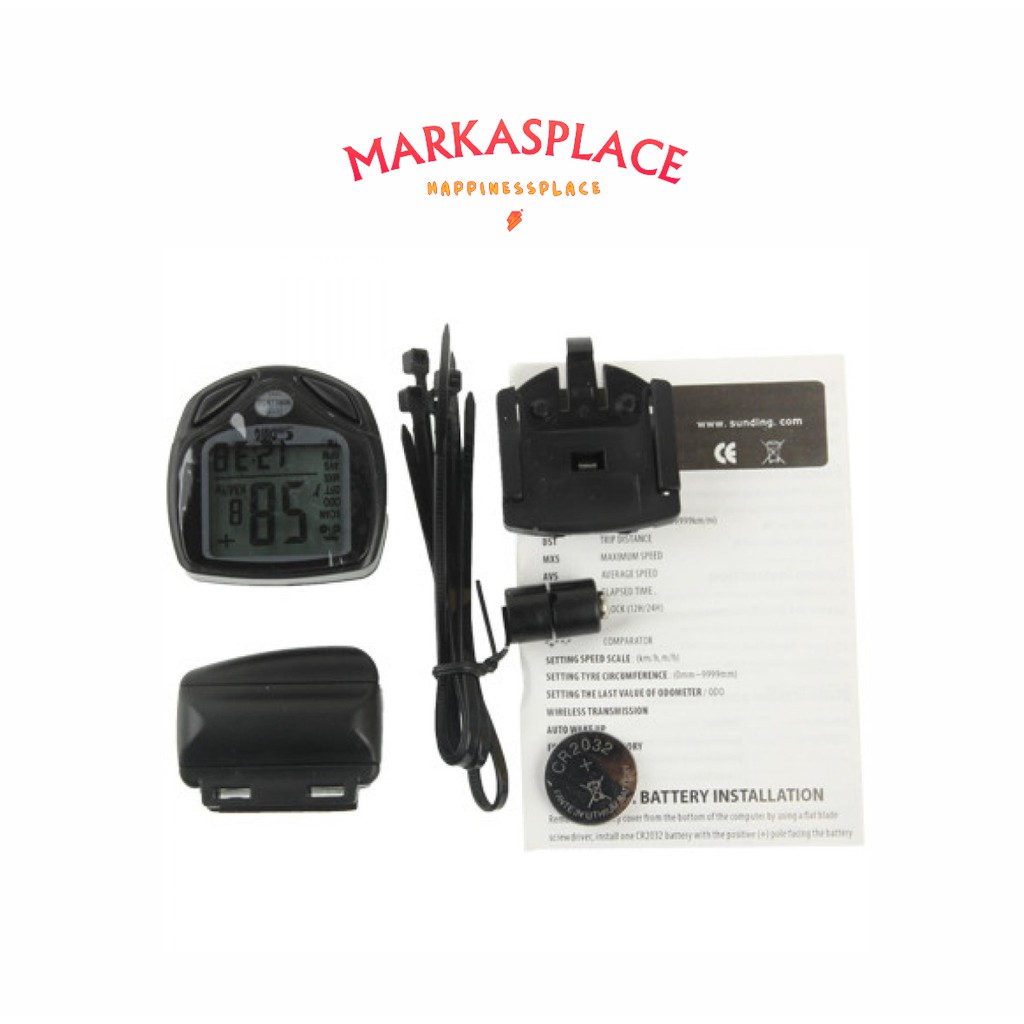 Speedometer Sepeda Wireless Display LCD