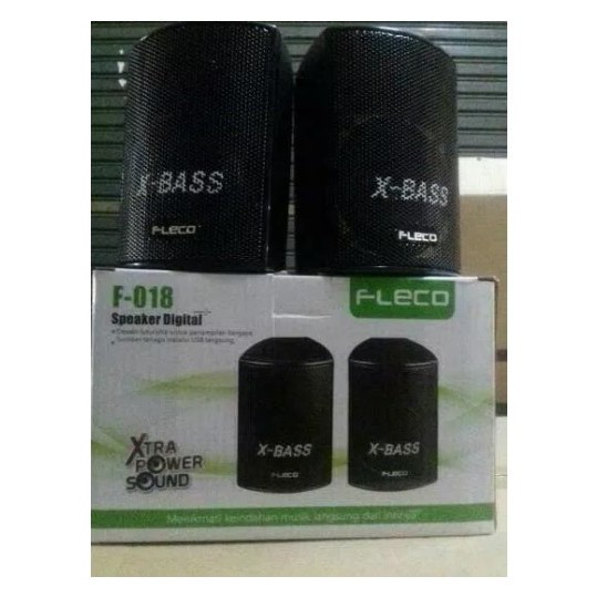 Speaker Aktif FLECO F-018 Musik Audio Komputer / Laptop / PC / HP