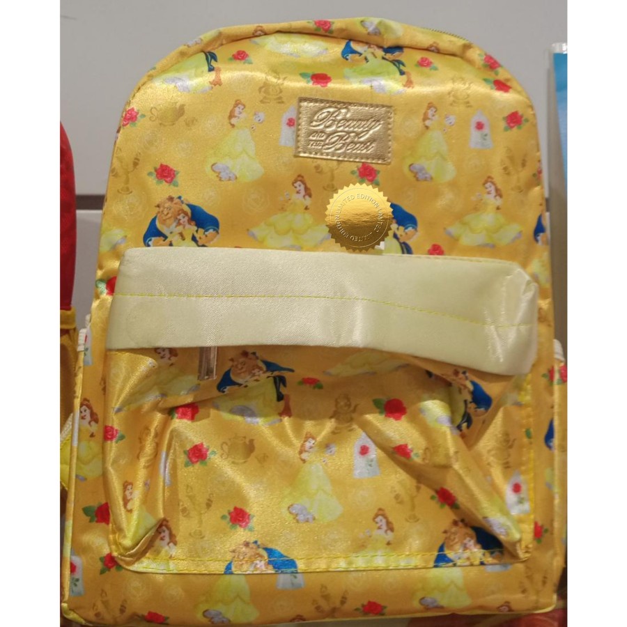 Sale Mainan: Tas Backpack Disney Princess Beauty and The Beast Yellow