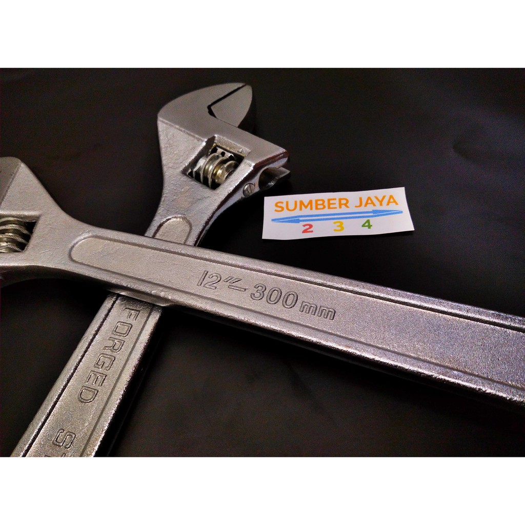 Kunci Inggris 12 inch Adjustable Wrench Ukuran 12 inch