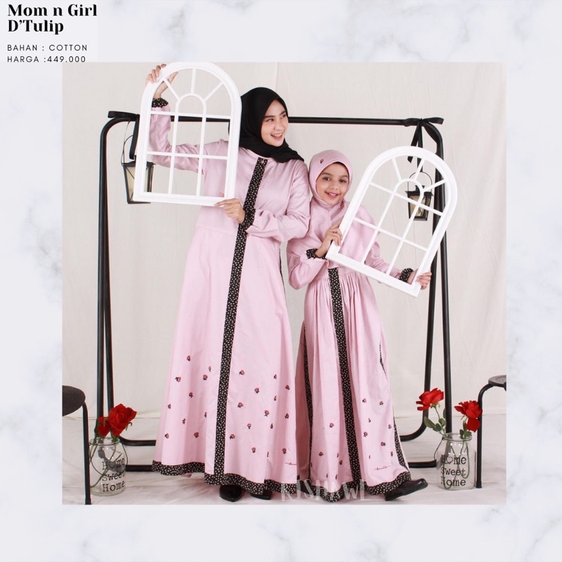 Abaya Mom n Girl D’Tulip by Dannis