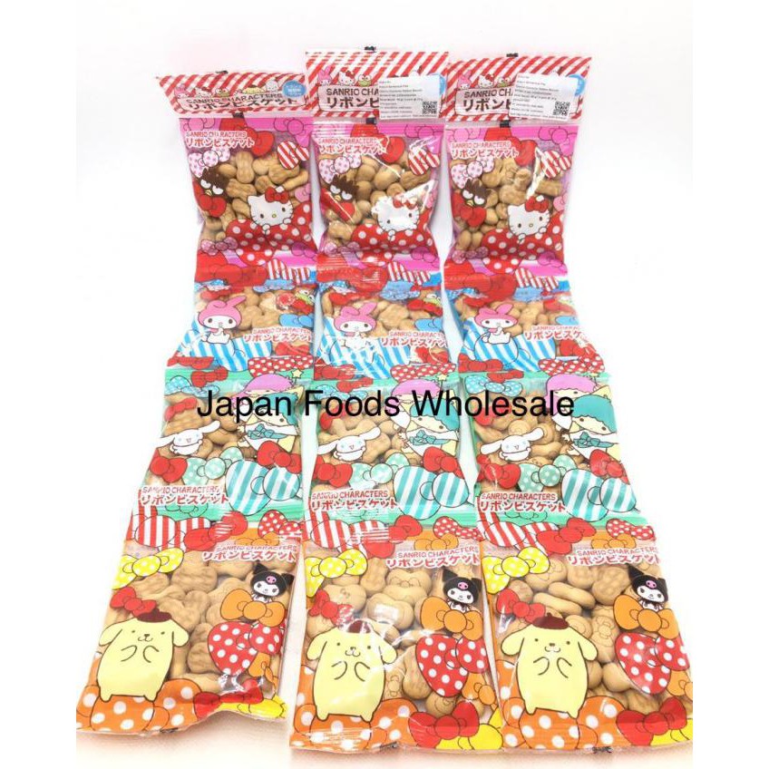 

PROMO HOKURIKU SANRIO CHARACTERS RIBBON BISCUIT 80GR 3PC / BISKUIT JEPANG