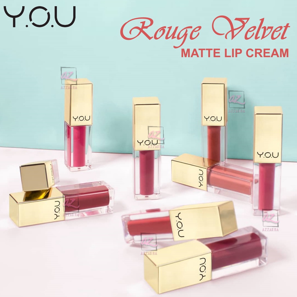 You The Gold One Rouge Velvet Lip Cream | Makeup Lipstick Matte Tahan Lama