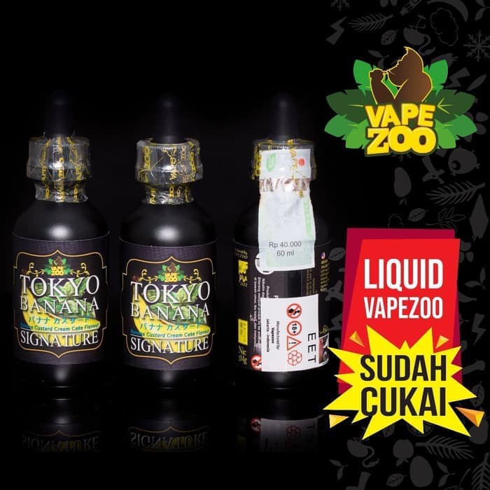 Jual Tokyo Banana Signature 60ml By Vapezoo E Liquid Vaporizer Vape