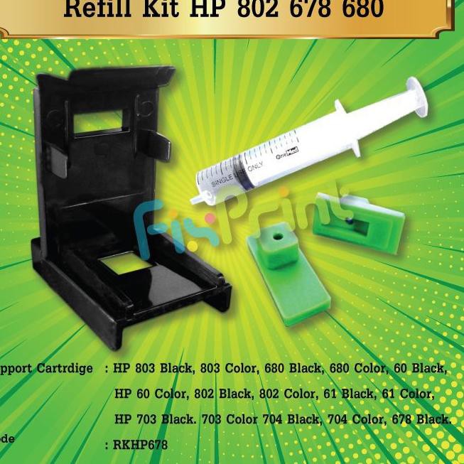 ⅎ Tool Kit Vacum Tinta Catridge HP 680 678 802 803 703 704 M0H50A M0H51A ♧