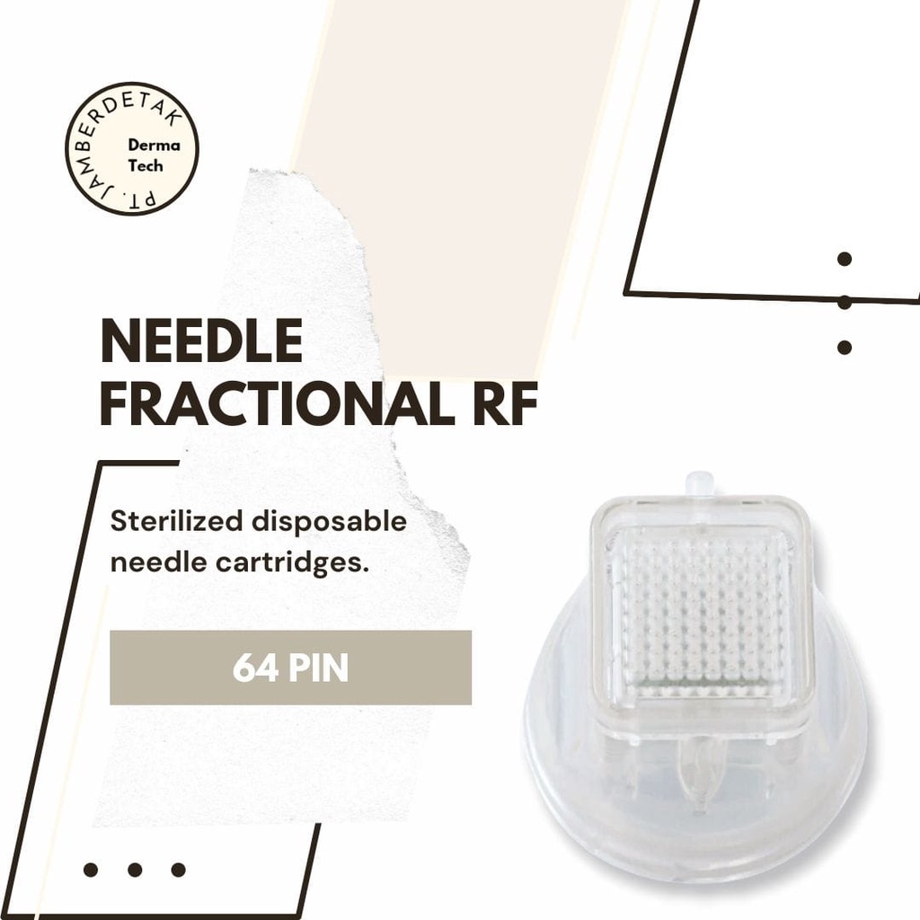 NEEDLE RF FRACTIONAL MICRONEEDLE JARUM RF 25 PIN NANO 10 PIN dan 64 pins