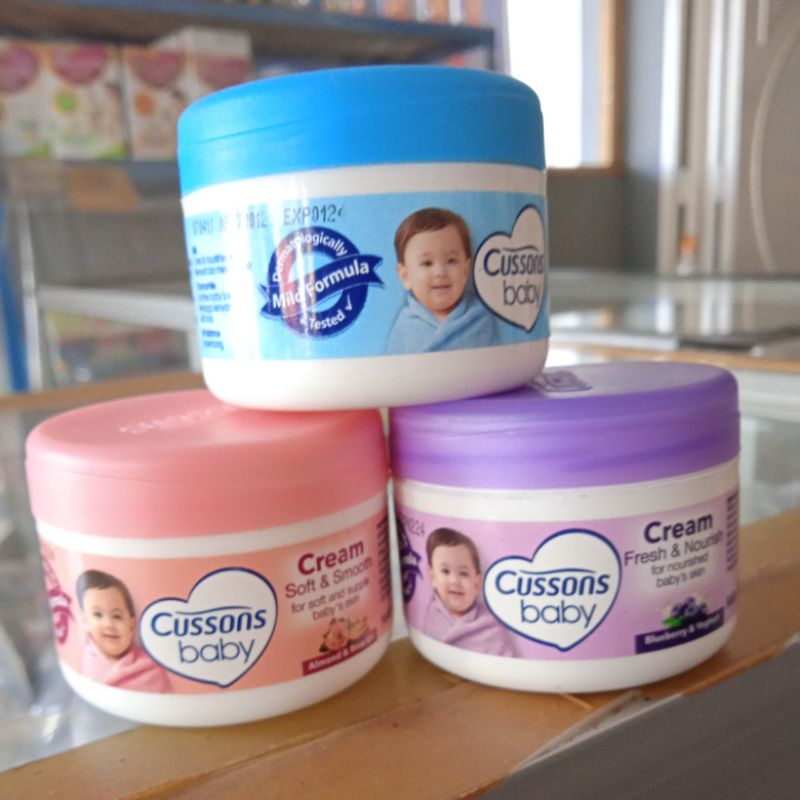 CUSSONS BABY CREAM MILD &amp; GENTLE 50g | SOFT &amp; SMOOTH | FRESH &amp; NURISH