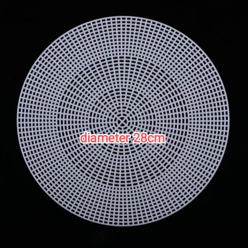 Plastic Canvas Bulat / Plastik Kanvas Lingkaran