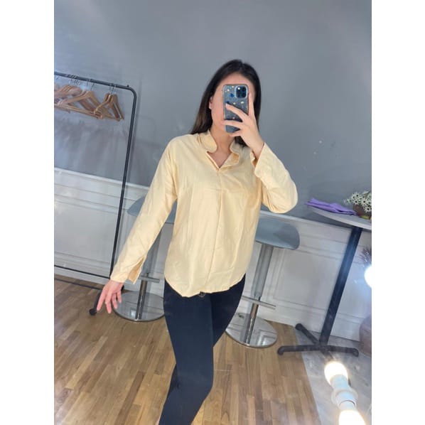 BEFAST - ZEC OOTD Wanita Blouse UMJIYA / Meyra Oversize Blouse / Blouse Casual Terbaru / Blouse Bisa Di Pakai Wanita HIjab / Oversize Blouse Lengan Panjang