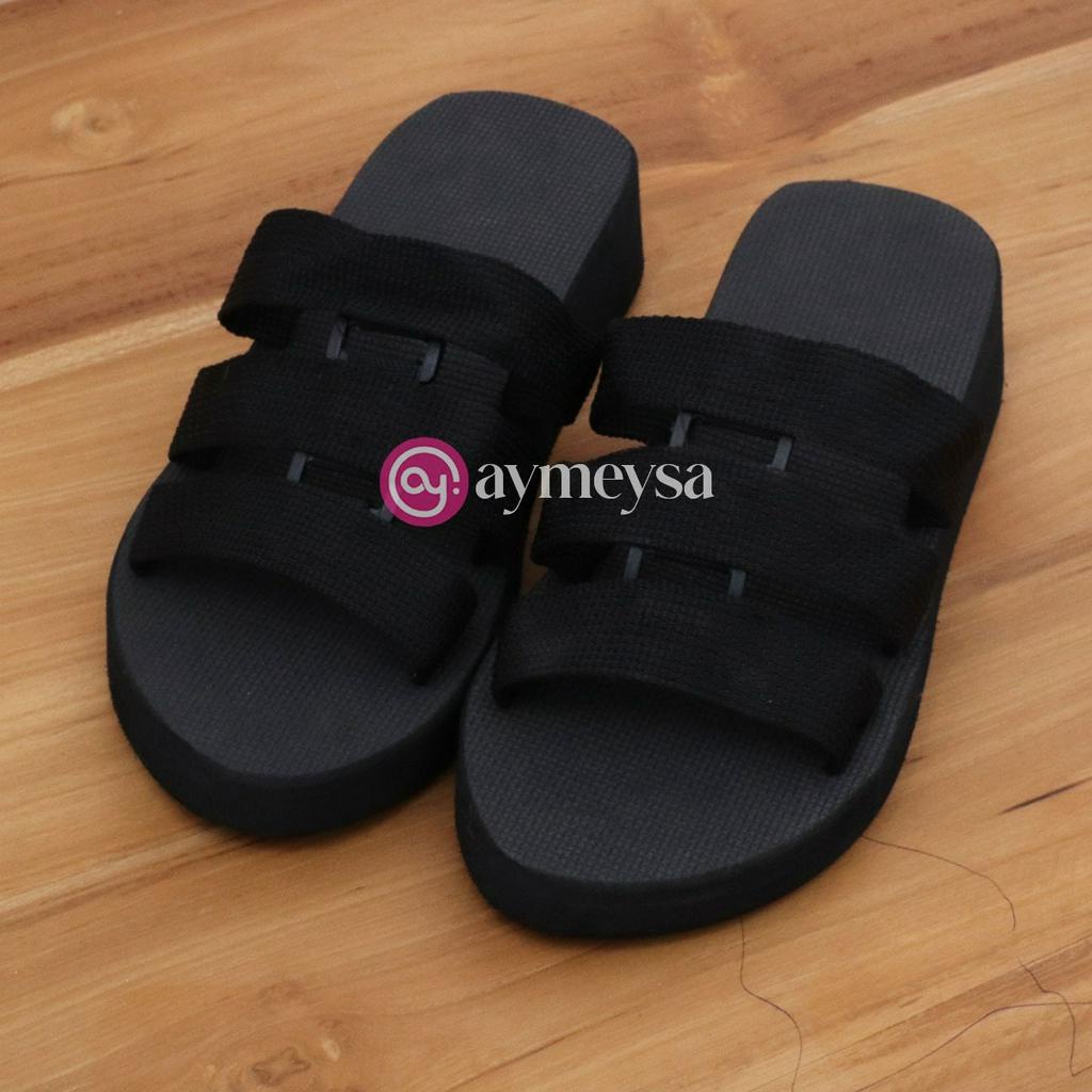 Sandal Wedges Selop Wanita kekinian terbaru model LISA