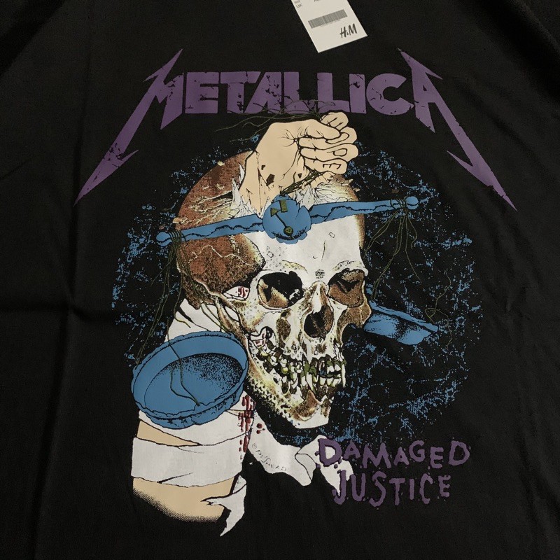 KAOS BAND METALLICA VINTAGE  - BANYAK WARNA VARIASI BEST SELLER