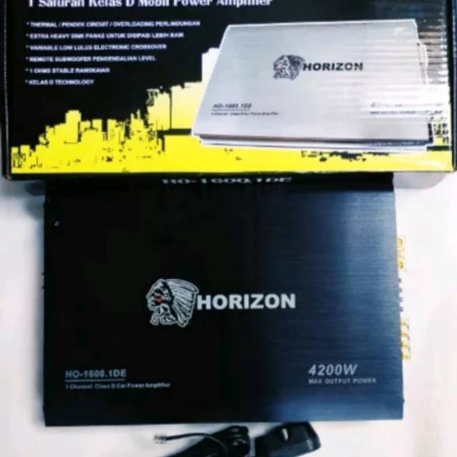 Monoblock Horizon HO-1600.1DE - Monoblock Class D