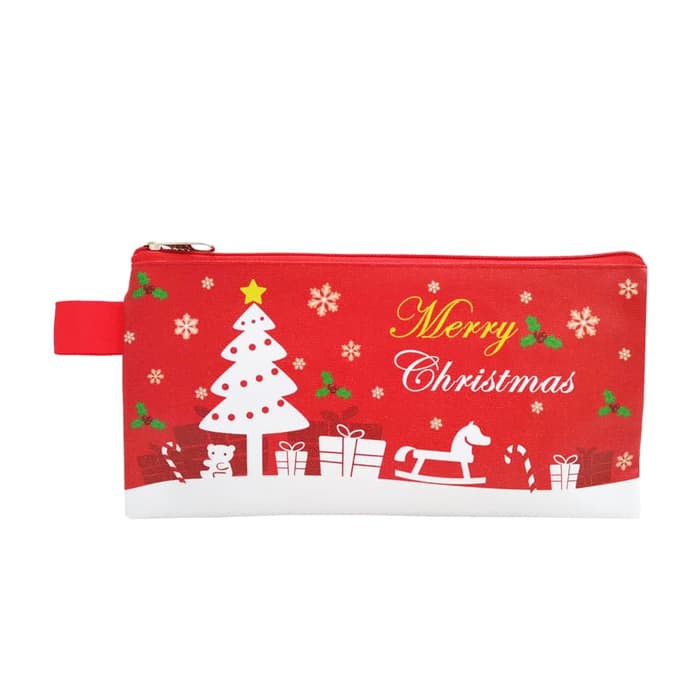 

jdbj Christmas Case Red Tempat Pensil Souvenir Gereja Natal 5