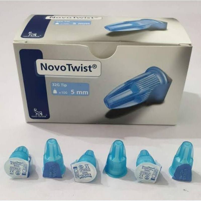 jarum biru novo twist 5mm auran