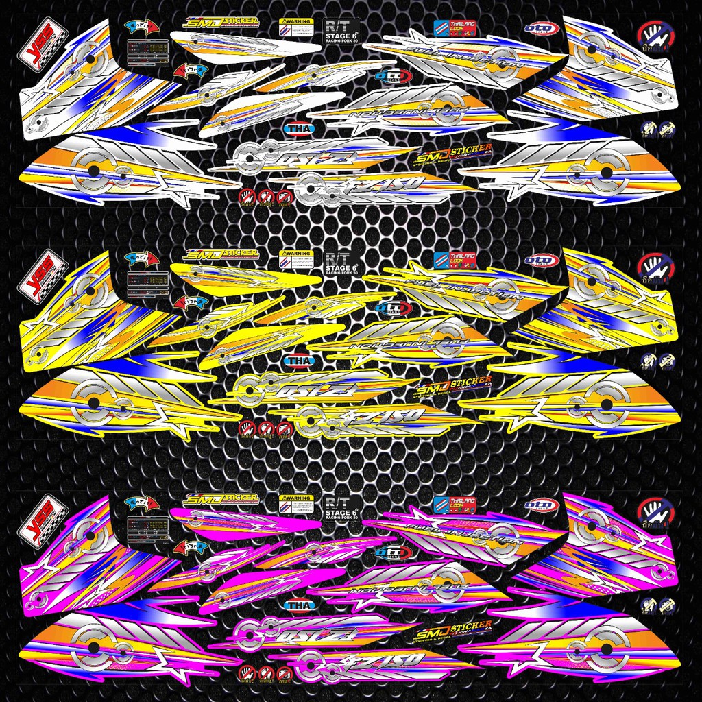 STRIPING VARIASI VIXION NVL TAHUN 2013/2015 THAILOOK/KARAKTER