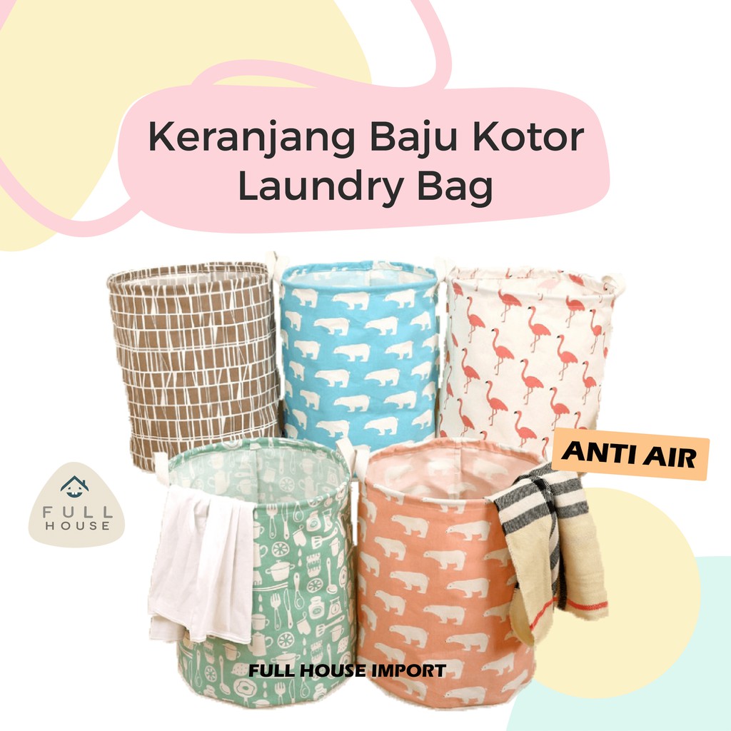  KERANJANG  BAJU  KOTOR BULAT KERANJANG  CUCIAN BAJU  