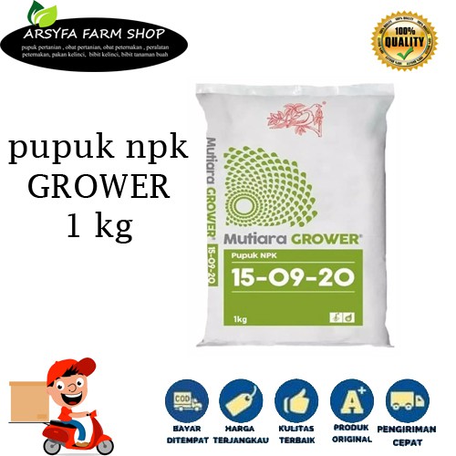 pupuk NPK Mutiara Grower 1kg