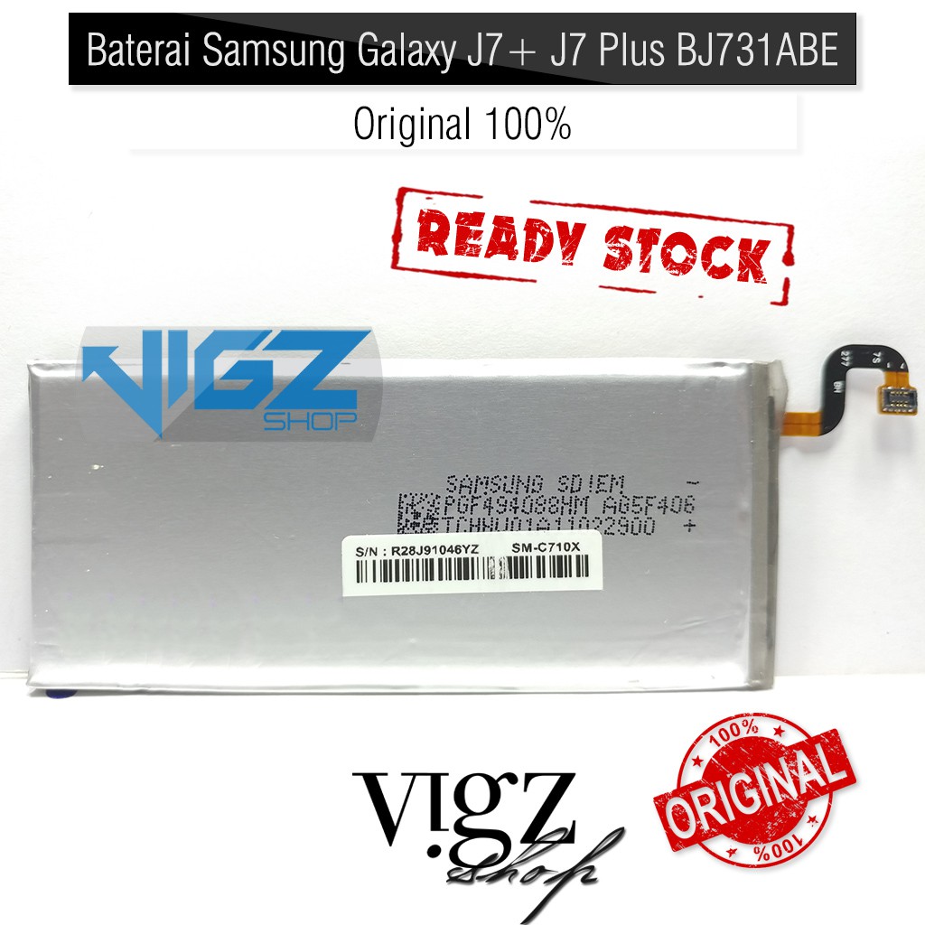 Baterai Samsung Galaxy J7+ J7 Plus BJ731ABE Original 100%