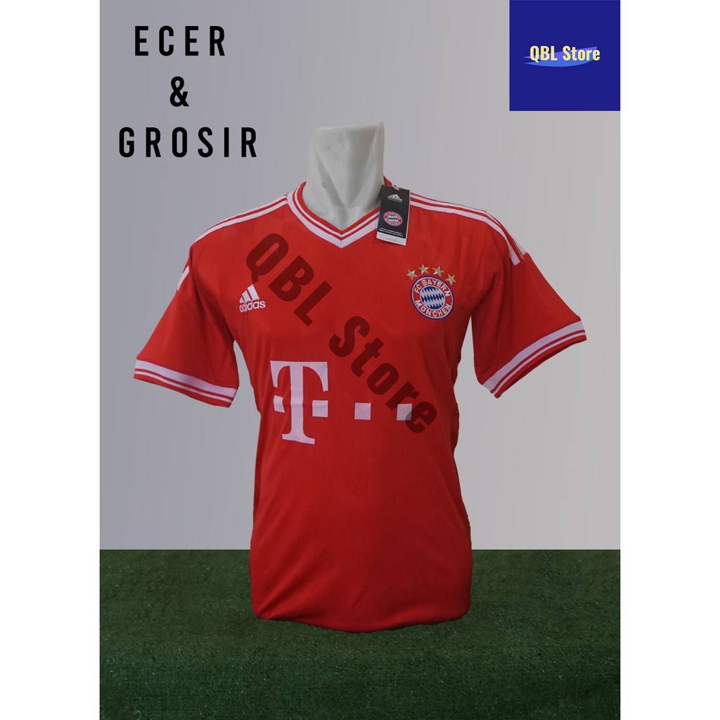Jersey olahraga Futsal bola GO Bayern Munchen Home 2013 Grade Original Import