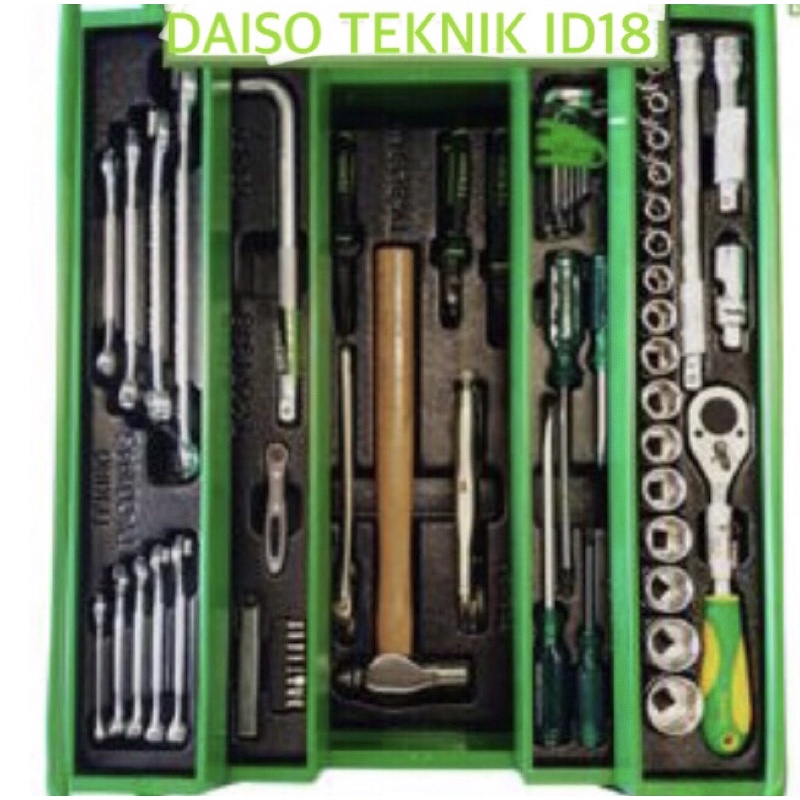 TEKIRO MEKANIK TOOL SET 72 PCS TOOLBOX ALAT PERKAKAS TEKIRO 72 PCS