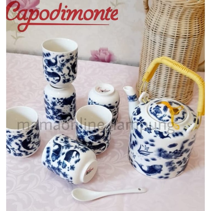 Tea Set Antik Capodimonte