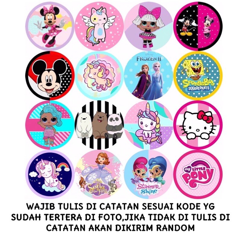 BROS / PIN KARAKTER LUCU , PENITI HIJAB , BROS ANAK , PIN LUCU , BROS MURAH