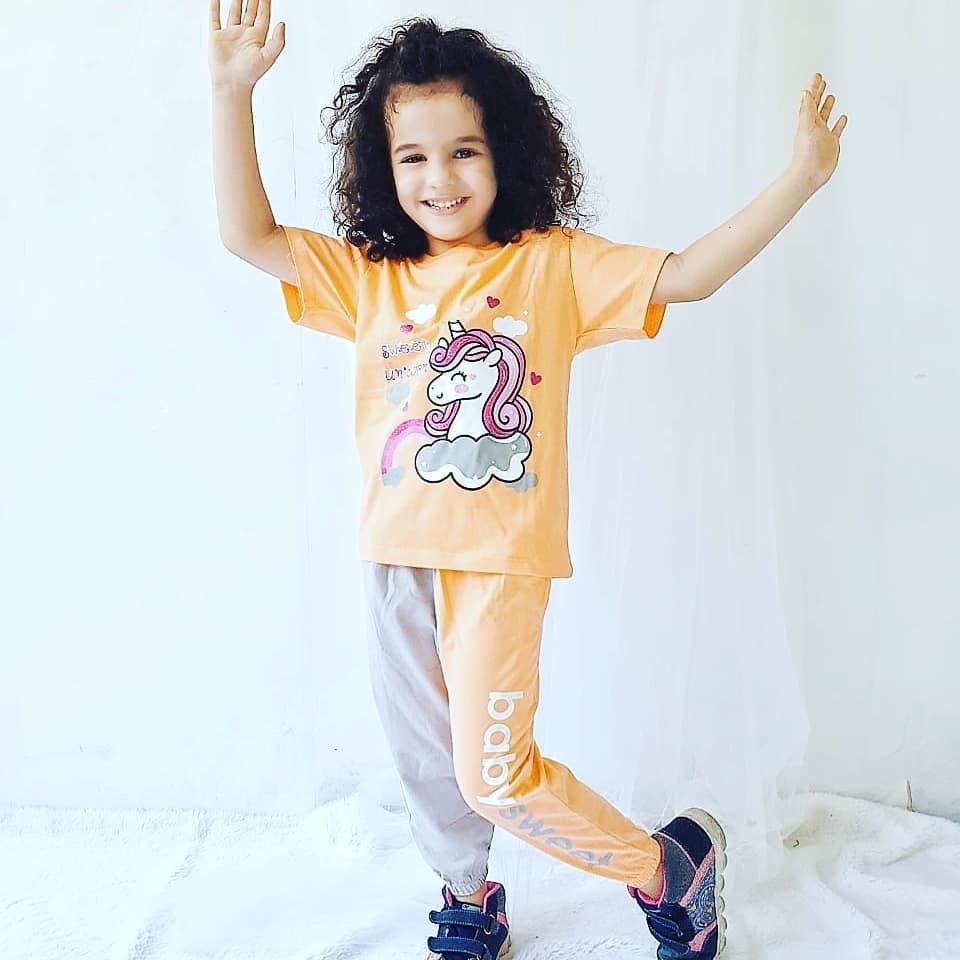 SETELAN BAYI MOTIF DINO &amp; UNICORN USIA 6-36 BULAN