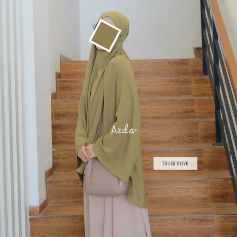 Bergo Talita by azda khimar syari kerudung syari jumbo jilbab non pad