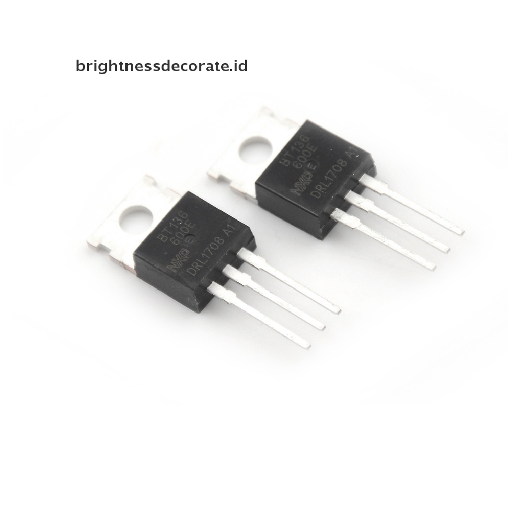 10pcs Triacs Thyristor BT136-600E BT136-600 BT136 Triacs TO-220