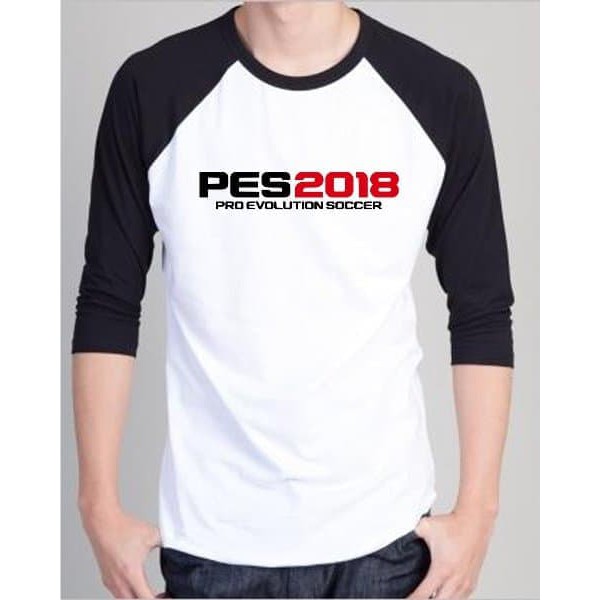 Kaos Raglan PES 2018 combed 20s