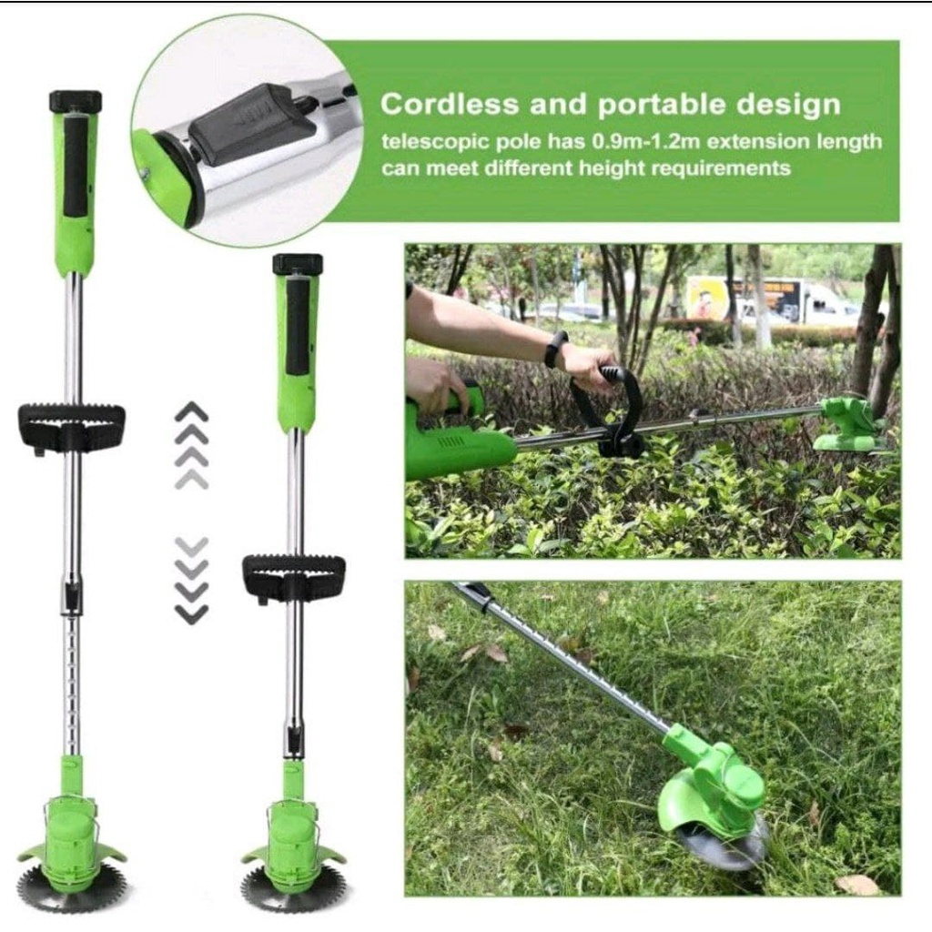 HM-Alat Potong Rumput Cordless Xenon
