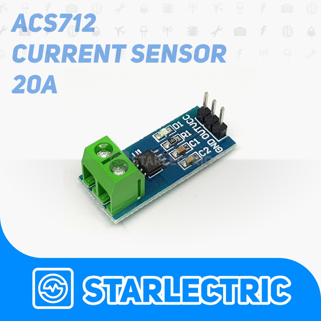 ACS712 Current Sensor / Sensor Arus 20A