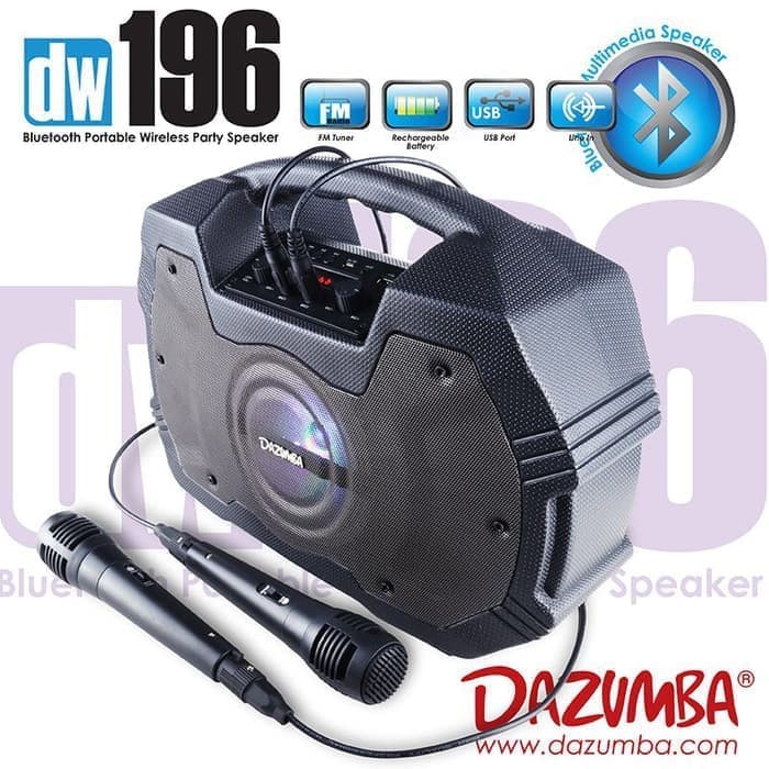 Dazumba DW196 Speaker Portable Bluetooth + Mic Wireless