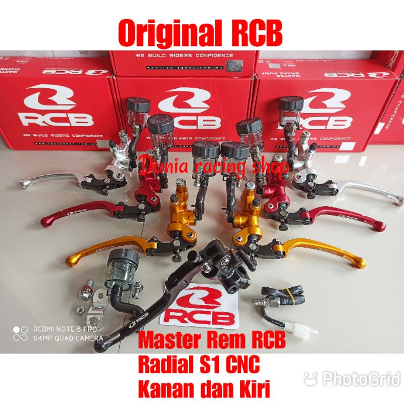 Master rem RCB S1 Radial Forged Kanan Kiri 14mm Original RCB