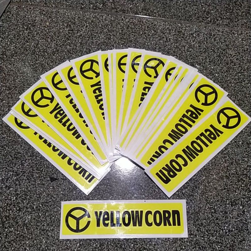 sticker yellow corn sticker cutting yellowcorn