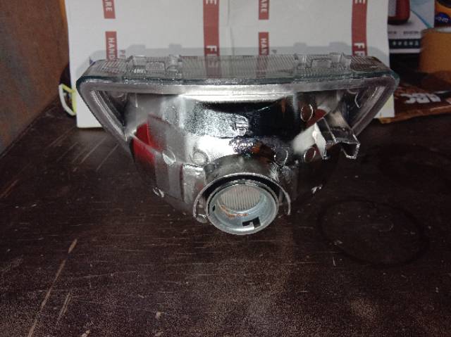 Reflektor lampu depan yamaha vega r fiz r kumplit