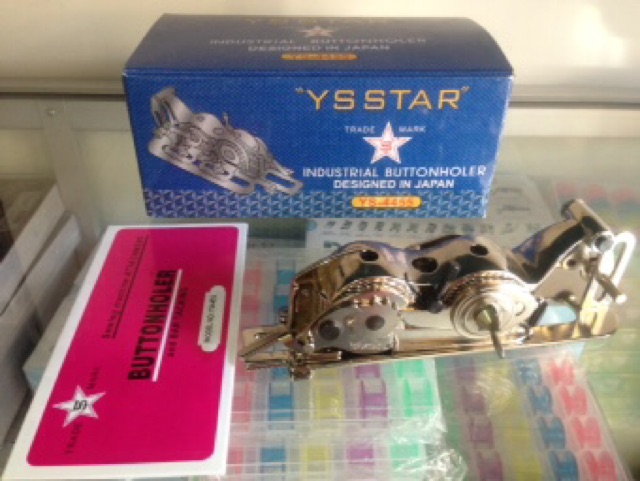 ALAT LUBANG KANCING YS STAR YS-4455 JAPAN SEPATU PELOBANG KANCING MESIN INDUSTRI HIGH SPEED