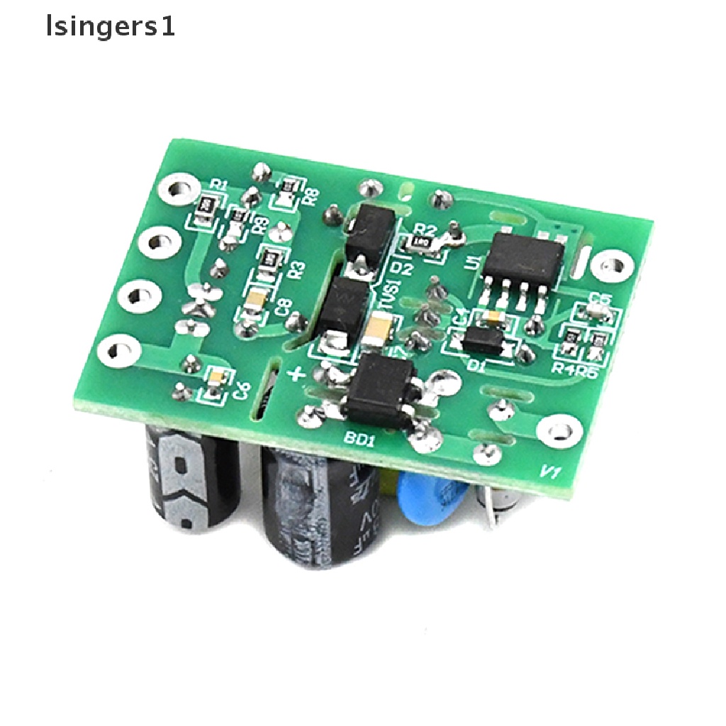 (lsingers1) Papan Modul Konverter AC110V 220V Ke DC 12V 0.2A + 5V