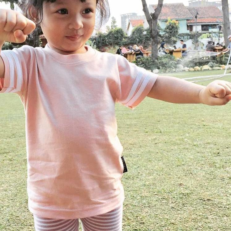 ► Bajubaja junior - line tshirt - kaos anak perempuan - kaos polos anak ☁