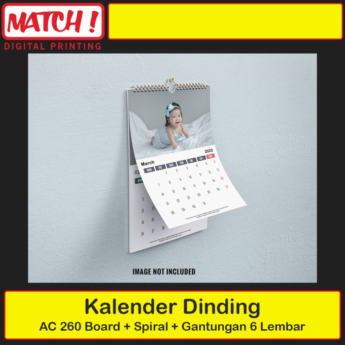 

READY NEW Kalender Dinding Custom TERLARIS