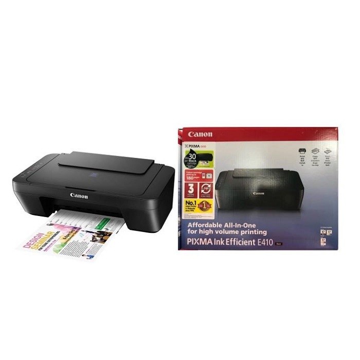 PRINTER CANON E-410 E410 MULTI FUNCTION PRINT SCAN COPY GARANSI RESMI