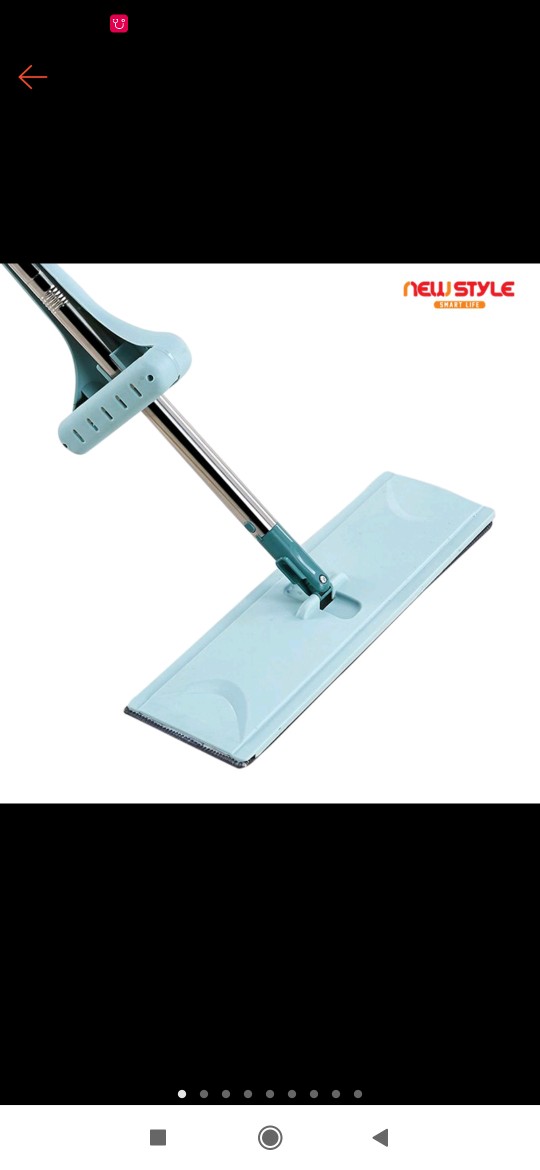 Newstyle Alat Pel Lantai D12 Mop Cleanze 2 Kain Tidak Usah Bilas Pakai Tangan Lazy Mop